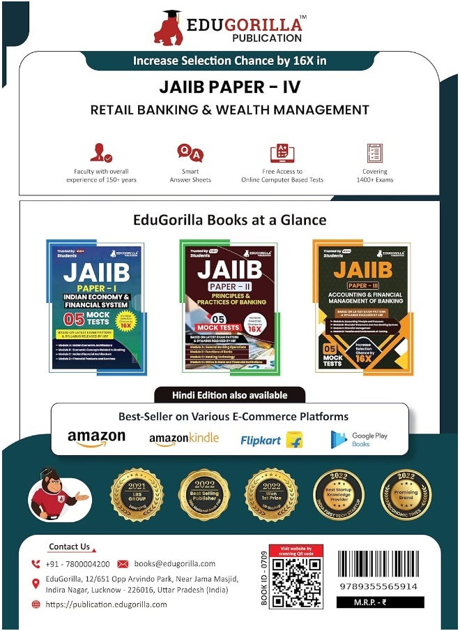 Retail Banking & Wealth Management - JAIIB Exam 2025 (Paper 4) - 15 Full Length Mock Tests (1500 Solved MCQs) with Free Access to Online Tests  - Image 2