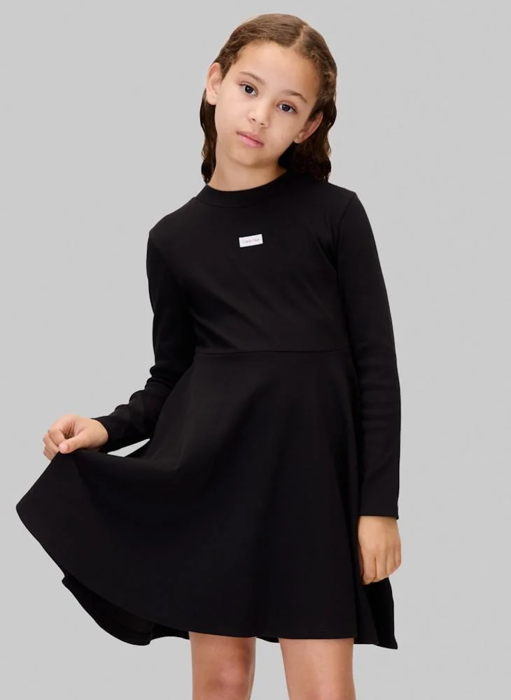 Calvin Klein Jeans Kids Logo Mini Shift Dress