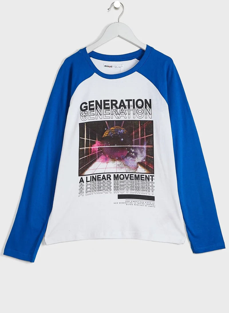 MINOTI Youth Slogan T-Shirt