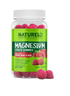 NATURELO Magnesium Gummies, 60 Count 