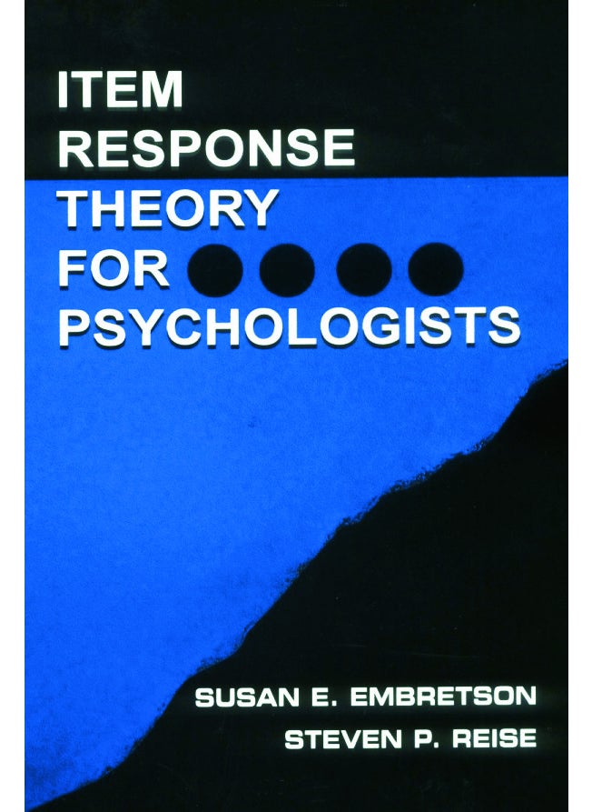 Item Response Theory for Psychologists 
