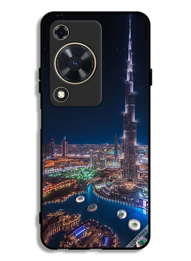 Covernex Huawei Nova Y72S Protective Case Cover Night View Of Downtown