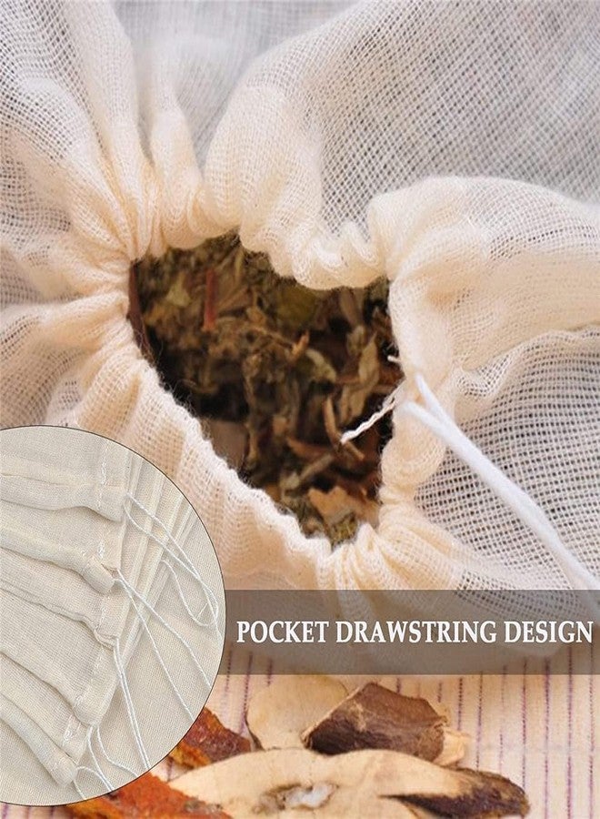 BIRDBRID Cheesecloth Filter Bags 8x12 Inches 100% Unbleached Cotton Muslin Bags for Straining, Reusable Cheese Cloths for Tea, Coffee, Herbs, Cooking & Brewing, Pack of 14 - Image 3