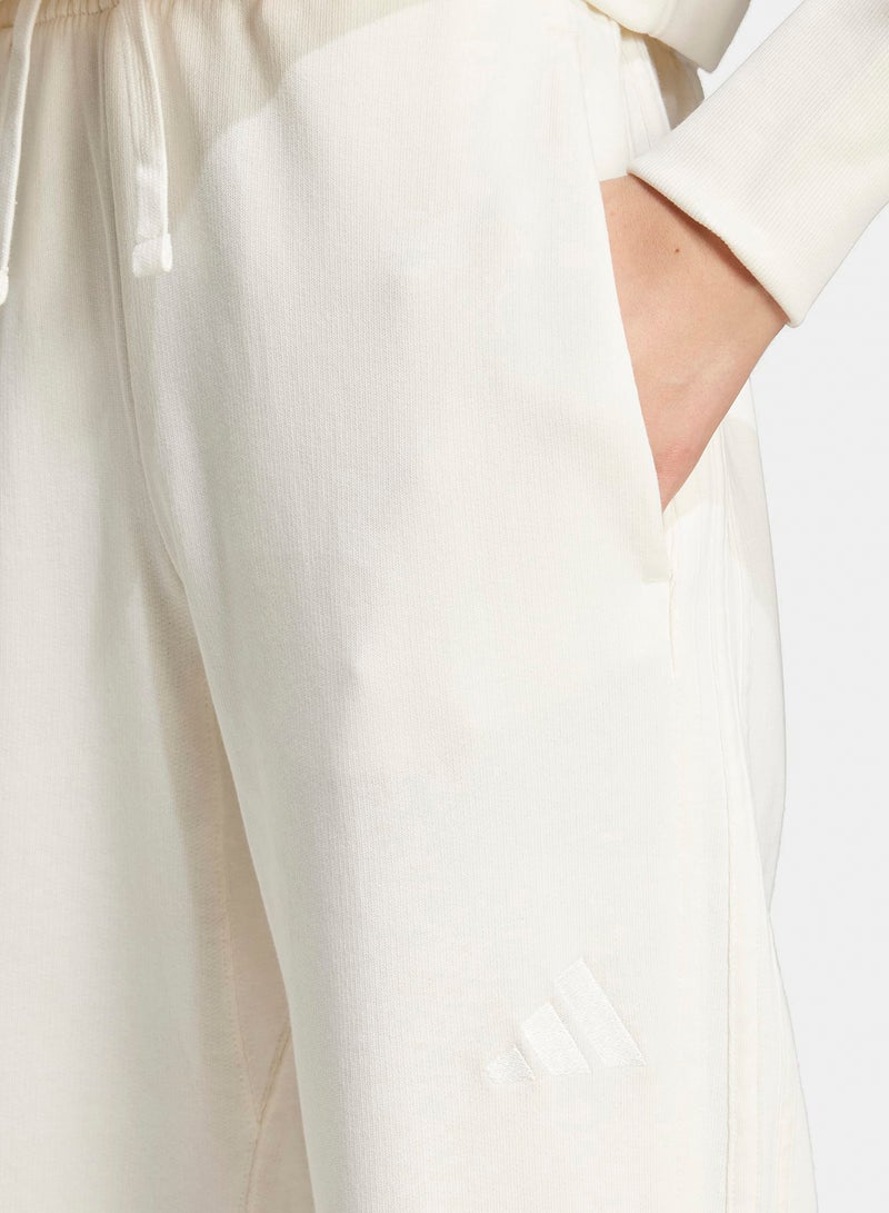 Adidas All Szn French Terry 3-Stripes Straight Leg Pants - Image 4