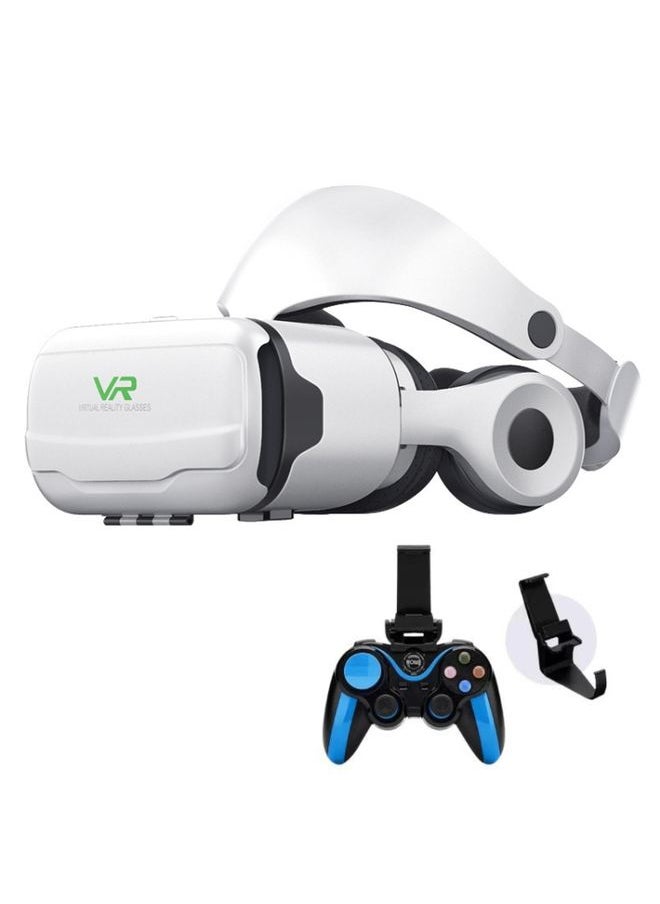 BURAQ - VR SHINECON G02EF+S9 Bluetooth Handle Mobile Phone 3D Virtual Reality VR Game Helmet Glasses With Headset - Image 1
