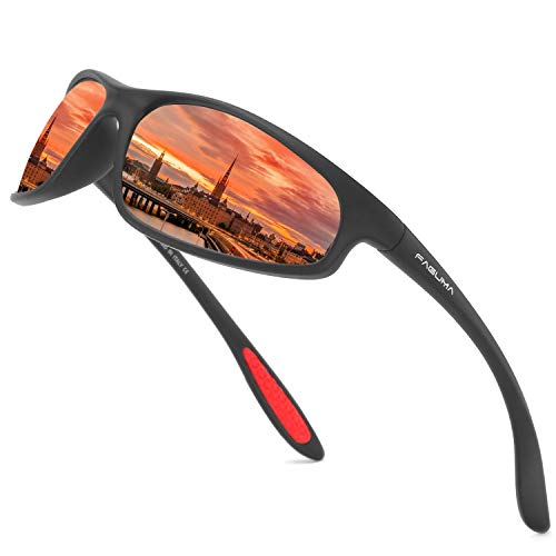 FAGUMA Polarized Sports Sunglasses For Men Cycling Driving Fishing UV400 Protection - Image 1