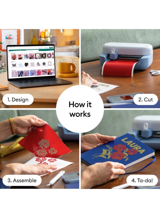 Cricut Joy 2 Essential Bundle Smart Cutting Machine - Blue (EMEA) - Image 3