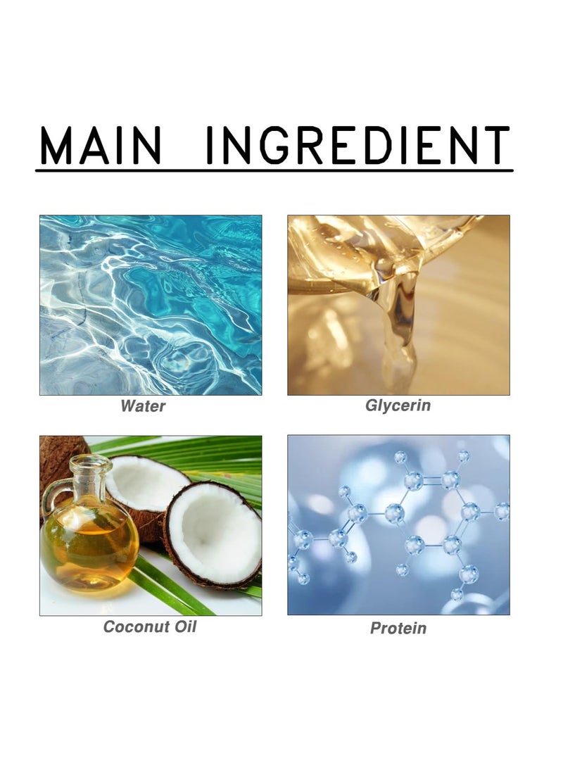 KASTWAVE قناع الشعر، كريم إصلاح الشعر المغذي، للشعر الجاف والتالف، يساعد على إعادة بناء قوة الشعر، يبني روابط جديدة، 5 ثوانٍ لاستعادة الشعر الناعم، مناسب للشعر الجاف والتالف - 60 مل - Image 5