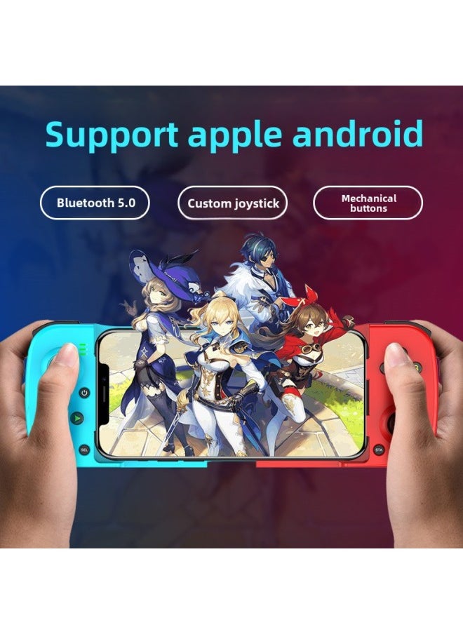 Generic D3 Wireless Mobile Phone Gamepad Bluetooth 5.0 Android IosMFI Wireless Bluetooth Mobile Phone Stretch Game Hand-Product Color:D3 Handle Green  - Image 3