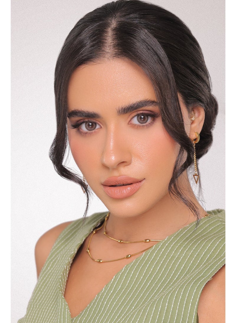 فريش آيز عدسات عيون لاصقة ملونة يومية  للفتيات والسيدات ألوان طبيعية وهادئة توسع العين قطر 14.2 صن رايز - Image 3