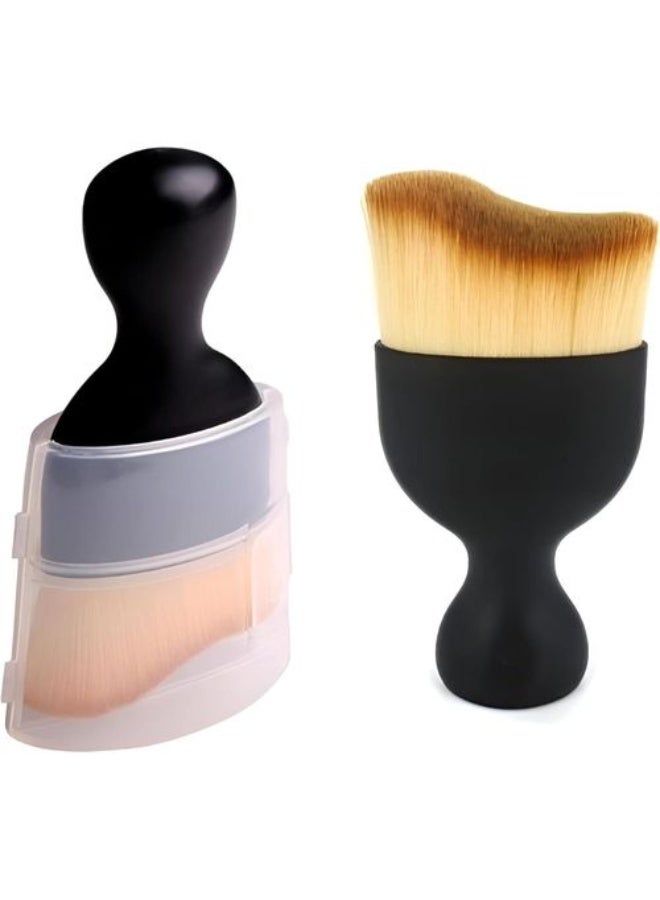 أداة تنظيف مكيف هواء السيارة - فرشاة ناعمة لتنظيف لوحة القيادة والكونسول والزخارف الداخلية - فرشاة احترافية لإزالة غبار السيارة - قطعتان - Image 1