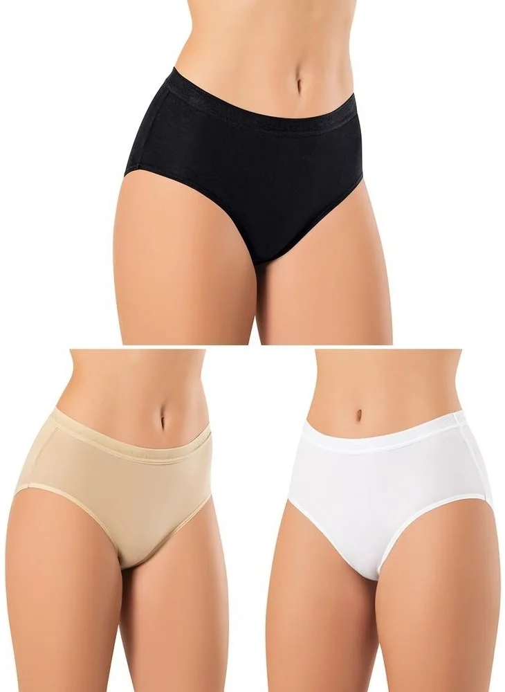 Şahinler MB3082 Women's Multicolored Modal Bato 6-Pack Panties