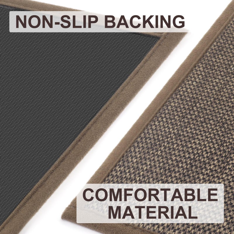 LEKEEPGO Door Mat 36"x59", Non Slip Door Mat Indoor Entrance, Rubber Backing Front Indoor Door Mats Washable Absorbent Low-Profile Doormat Entryway Entry Resist Dirt Inside Door Mats, Brown - Image 3