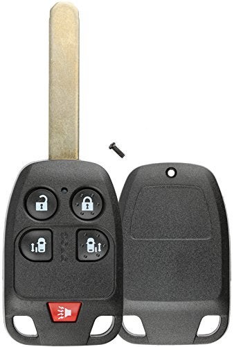 KeylessOption Keyless Entry Remote Uncut Blank Key Blade Fob Shell Case Cover Buttons for Odyssey N5F-A04TAA - Image 2