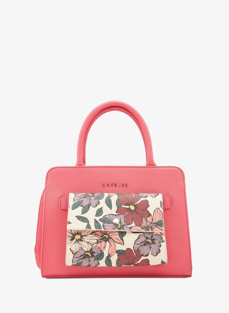 CAPRESE CAPRESE-DAPHNE SATCHEL MEDIUM FUCHSIA