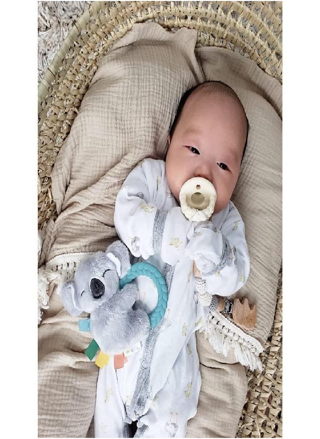 Itzy Ritzy - Itzy Ritzy - Ritzy Rattle Pal with Teether; Features A Minky Plush Character, Gentle Rattle Sound & Soft Teether; Koala - Image 1