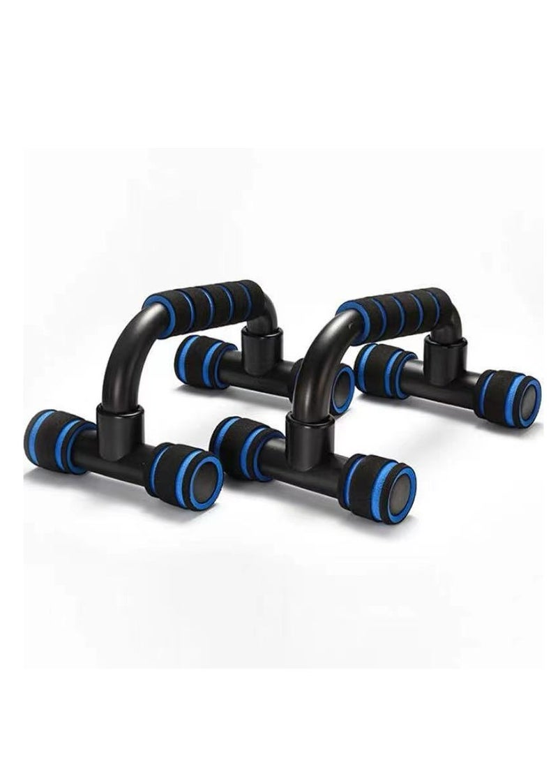 GULFLINK Portable Fitness Equipment Push-up Stand Bar Blue/Black  - Image 1