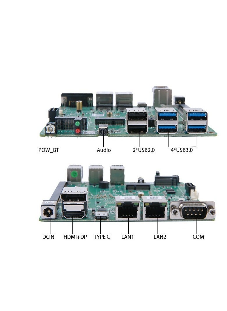 Generic - Mini computer motherboard N100 industrial advertising machine motherboard with high-definition DP+HD+ Type-C three-display synchronization - Image 1