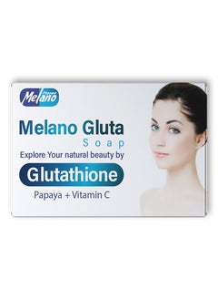 MELANO Three Pieces Of Gluta Soap Glutathione And Papaya And Vitamin C 100x3 g  - Image 2