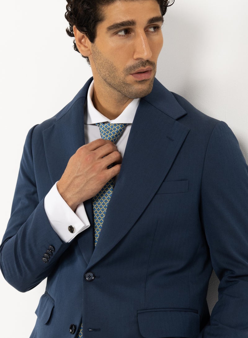 Elliot Martin Elliot Martin tie 100% Silk Twill neck ties Premium Men's Tie (navy blue)  - Image 2