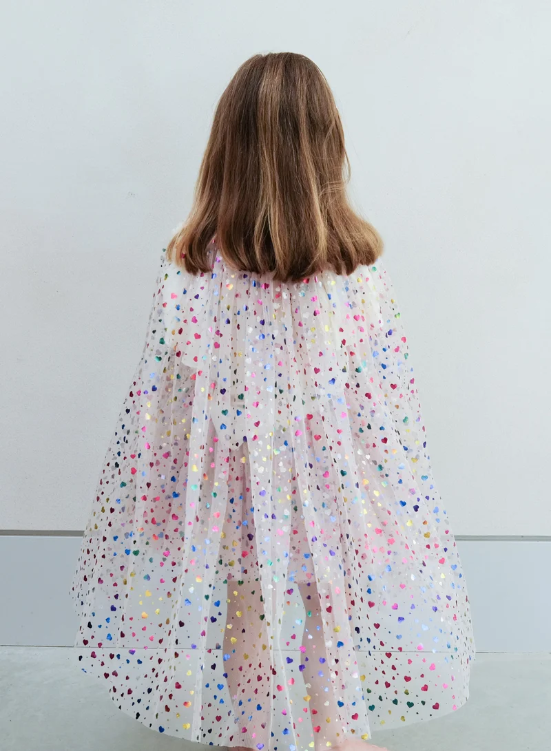 Mimi & Lula RAINBOW HEARTS CAPE