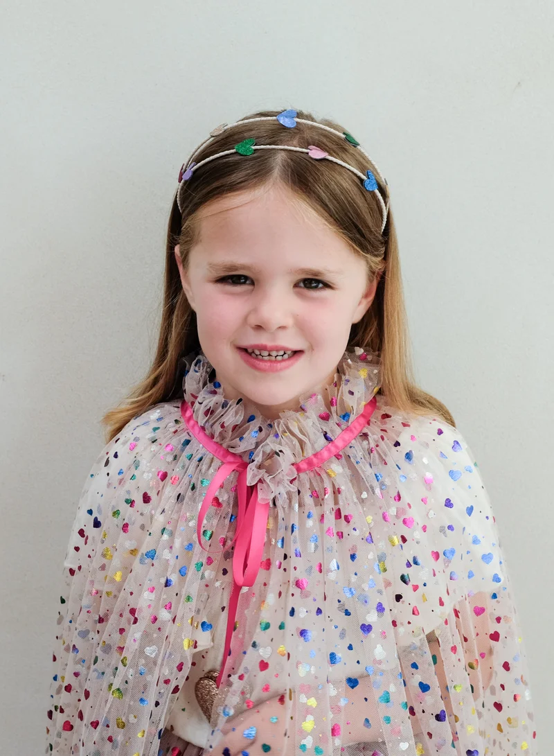 Mimi & Lula RAINBOW HEARTS CAPE