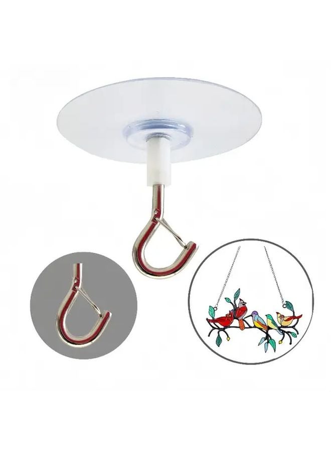 4pcs Heavy Duty Self Adhesive Ceiling Hooks No Drill Installation For Decor - Image 4