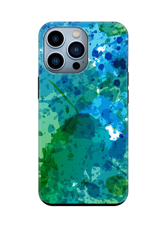 Stylizedd Tough Pro Case for iPhone 15 Pro Dual Layer Hybrid PC TPU Customized Mobile Cover Matte Finish Phone Case - Underwater Burst - Image 1