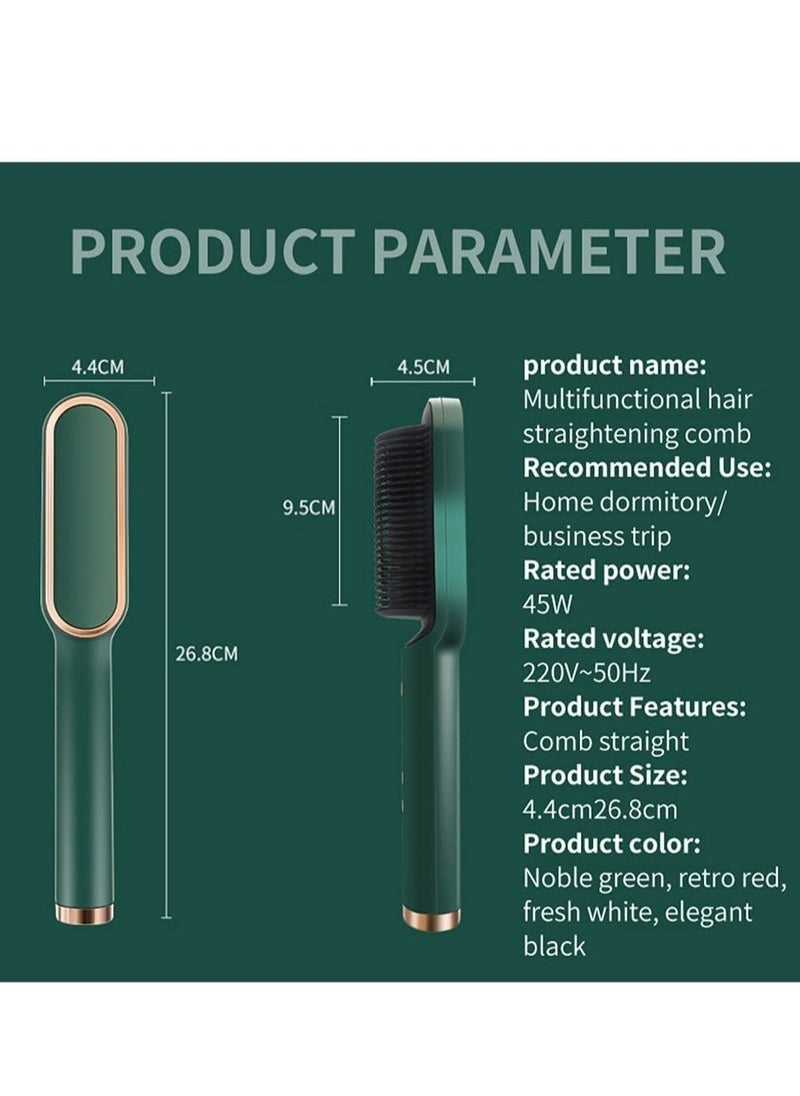 Professional Electric Hair Straightener Brush Heated Comb Straightening Combs Men Beard Hair Straight and Curly Styling Tools