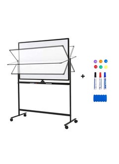 Cool Baby COOLBABY Large Size Rolling Whiteboard 90 * 120cm  Magnetic Whiteboard with Base  Double Sided Adjustable Height Dry Wipe Board  Mobile with Easel  Suitable for Home Offices And Schools  - Image 2