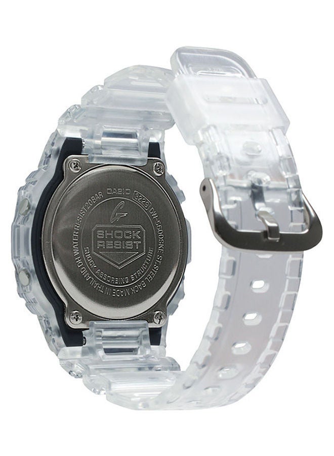 كاسيو ساعة يد رقمية بسوار من المطاط طراز Dw-5600Ske-7Dr رجال - Image 3