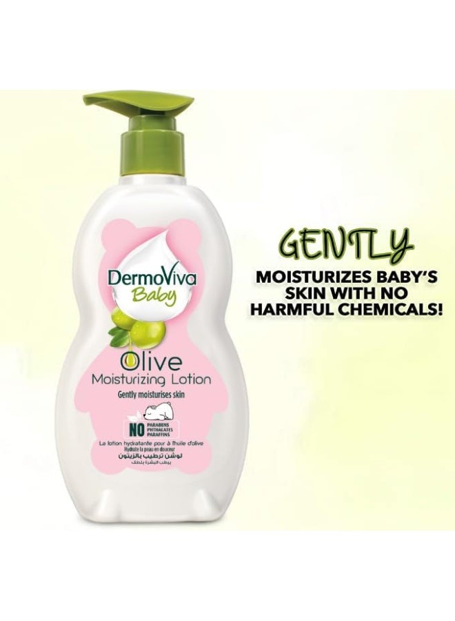 DermoViva Baby Olive Lotion With Virgin Olive Oil No Harmful Ingredients 200 Ml - Image 2