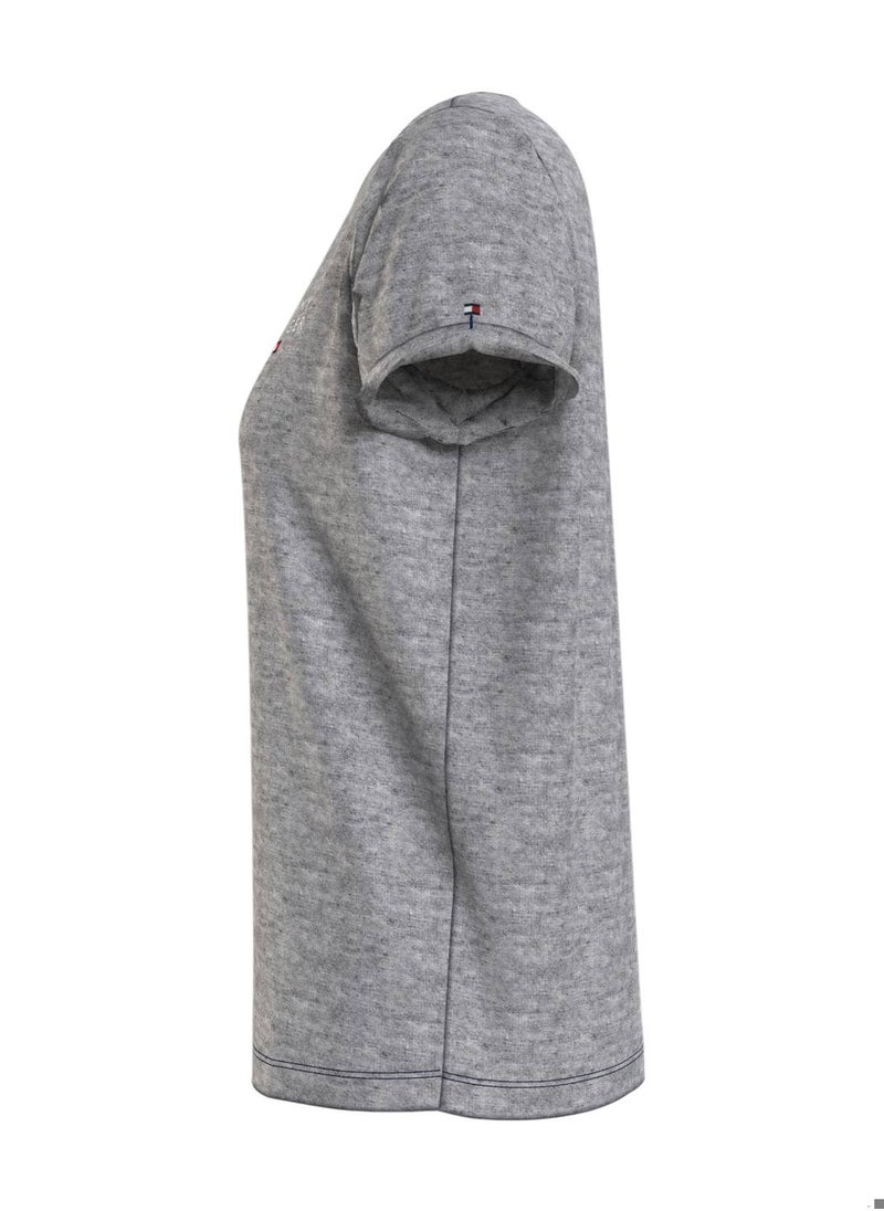 Women's Original Logo Lounge T-Shirt - Cotton, Grey - pzsku/Z2D286BBB0653AF9FEE46Z/45/_/1738753871/674b3a64-071a-4d84-867f-366ffc154143