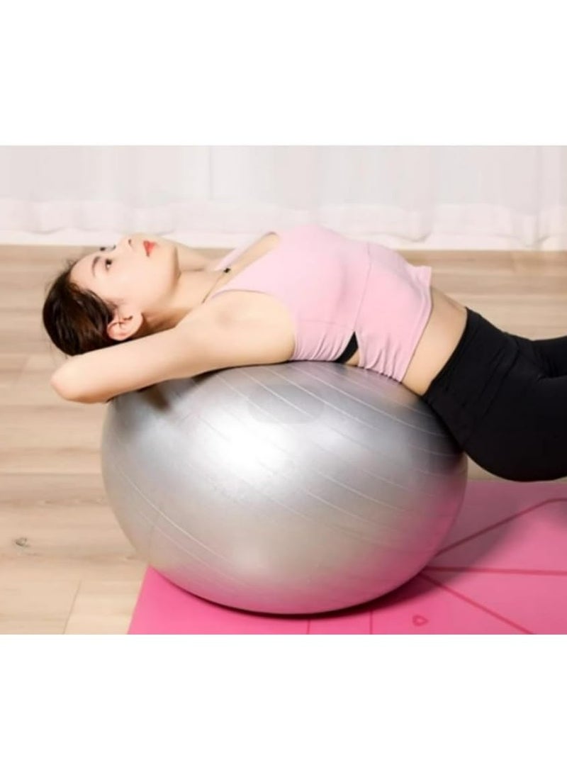 Oasisgalore - Yoga Ball Exercise Ball– Ideal for Pregnancy Birthing,Physical Therapy, Balance, Fitness - Image 1