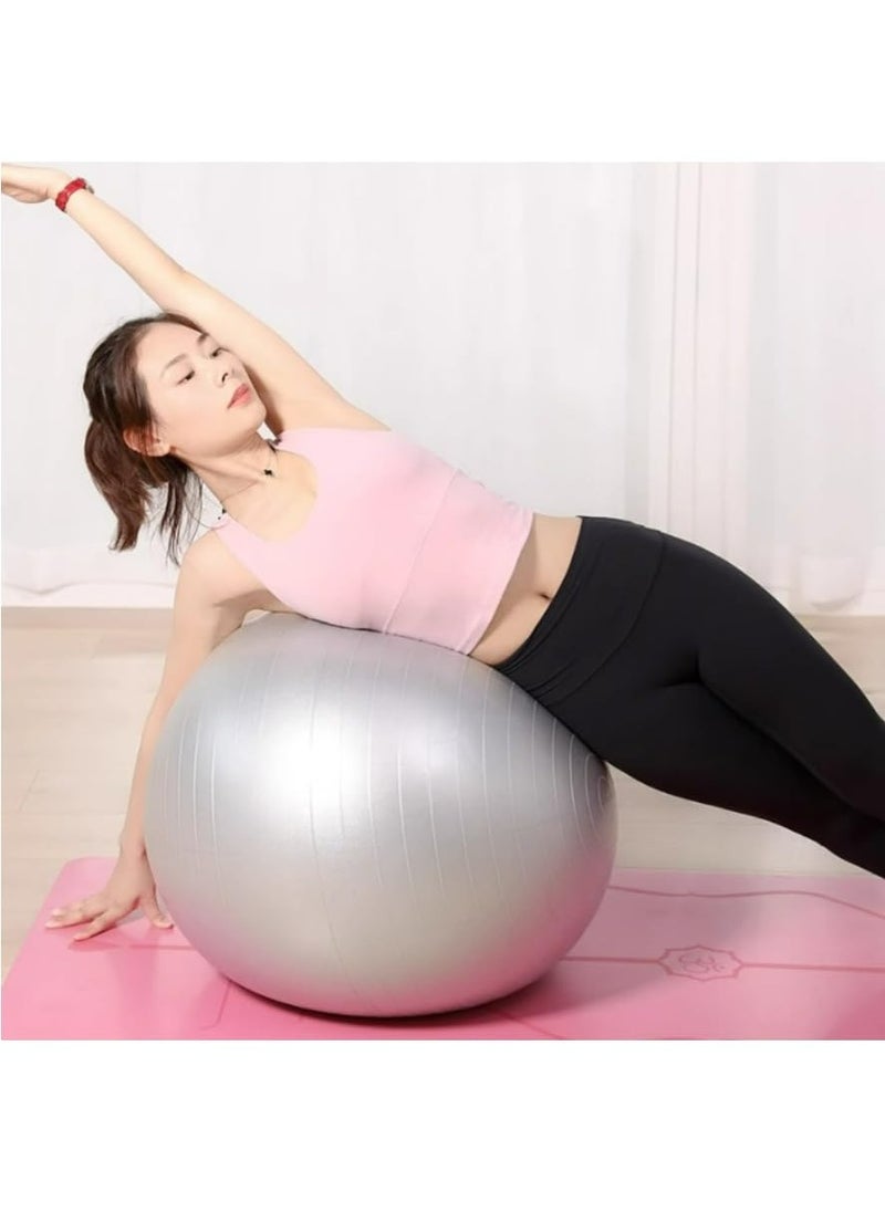 Oasisgalore - Yoga Ball Exercise Ball– Ideal for Pregnancy Birthing,Physical Therapy, Balance, Fitness - Image 1