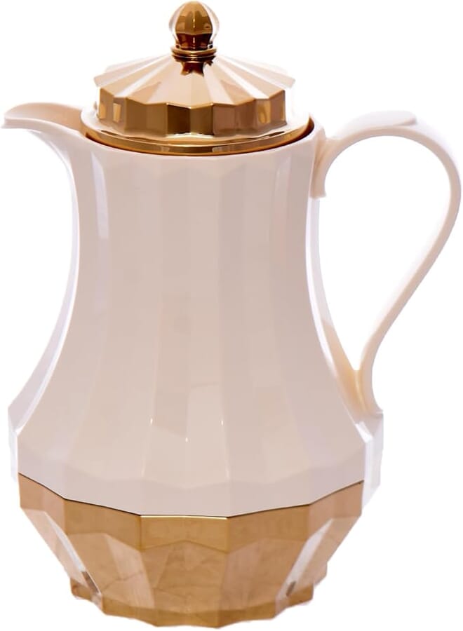 Rose RS-1313-10-GWG Thermos, 1.0 Liter Capacity, GWG Gold/White