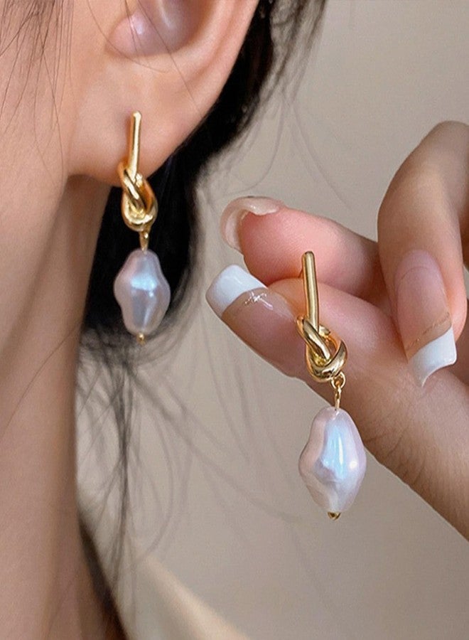 Frodete Bridesmaid Proposal Gifts Bridesmaid Gifts Maid of Honor Proposal Bridesmaids Gold Pearl Earrings - Image 5