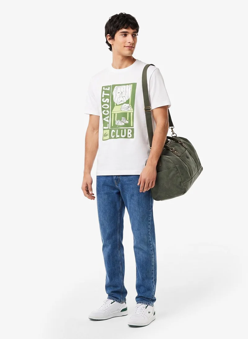 Lacoste  Regular Fit Turtle Neck T-Shirt for Men | Best Price UAE