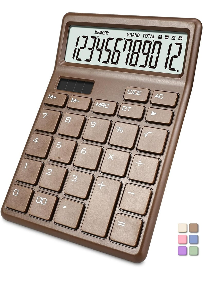 Loquat Standard Graphing Calculators 12 Digit, Scientific Basic Calculator with Lcd Perfect for Home, Office,and School - Image 1