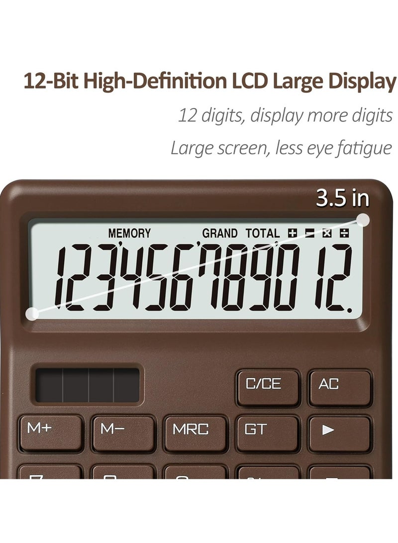 Loquat Standard Graphing Calculators 12 Digit, Scientific Basic Calculator with Lcd Perfect for Home, Office,and School - Image 3