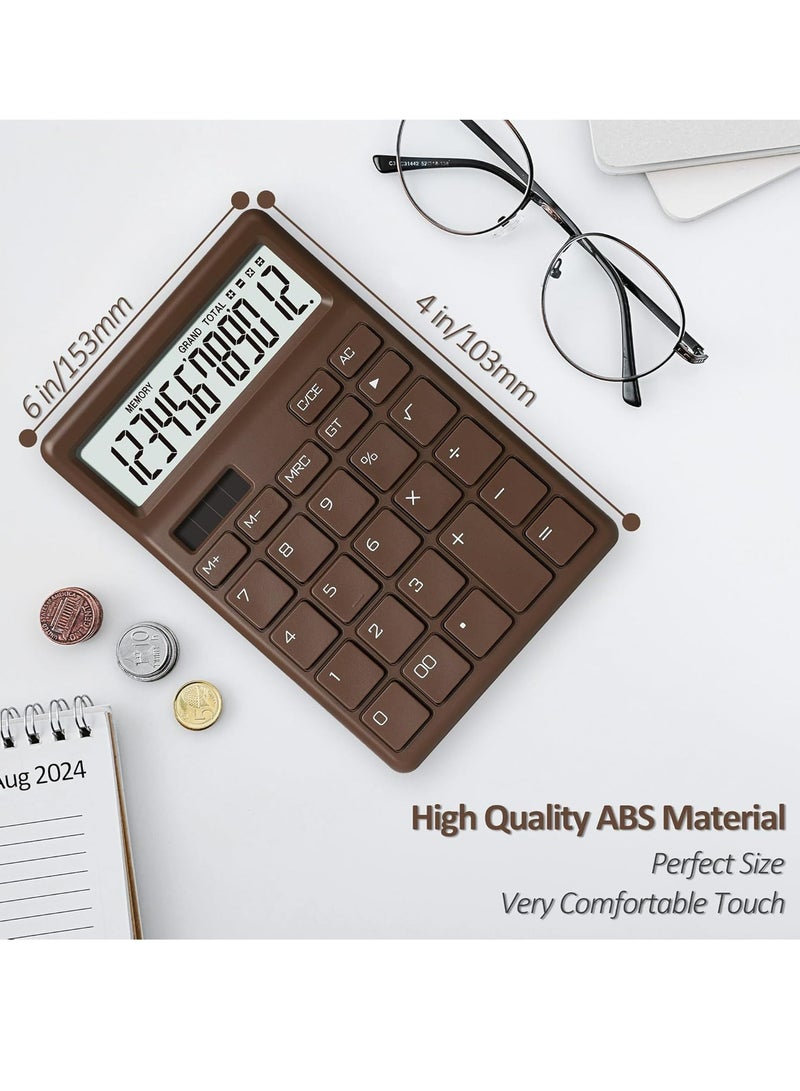 Loquat Standard Graphing Calculators 12 Digit, Scientific Basic Calculator with Lcd Perfect for Home, Office,and School - Image 2