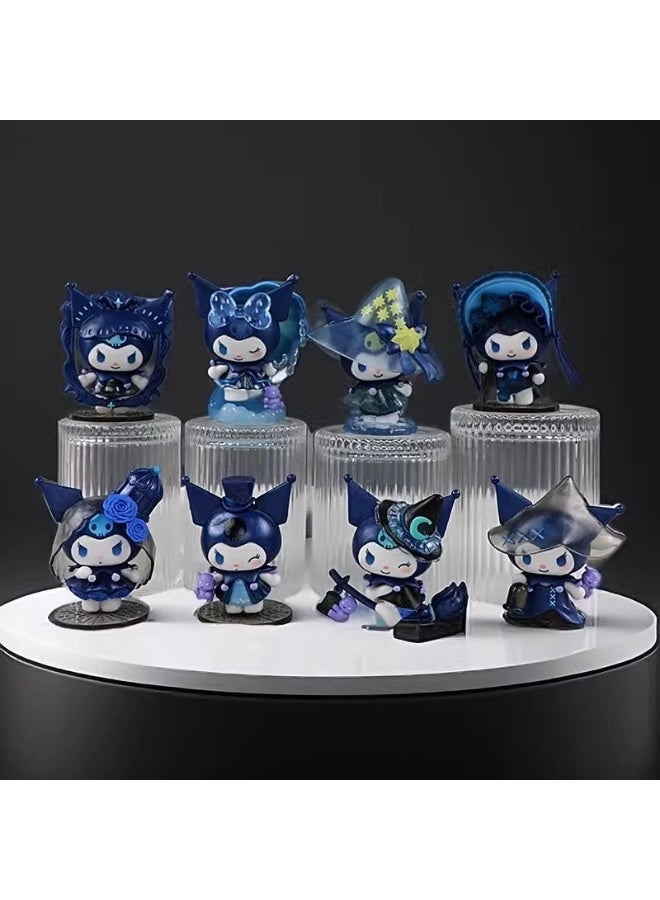 هالامودو صندوق الغموض! 8 قطعة مهرجان ساحرة كورومي أعمى صندوق أرقام أنيمي - وضع السحر السحر مع أدوات سحرية لامعة ، ديكور مكتب رائع وهدية عيد ميلاد تعويضية - Image 1