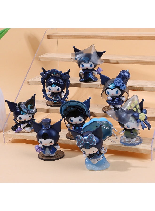 هالامودو صندوق الغموض! 8 قطعة مهرجان ساحرة كورومي أعمى صندوق أرقام أنيمي - وضع السحر السحر مع أدوات سحرية لامعة ، ديكور مكتب رائع وهدية عيد ميلاد تعويضية - Image 4