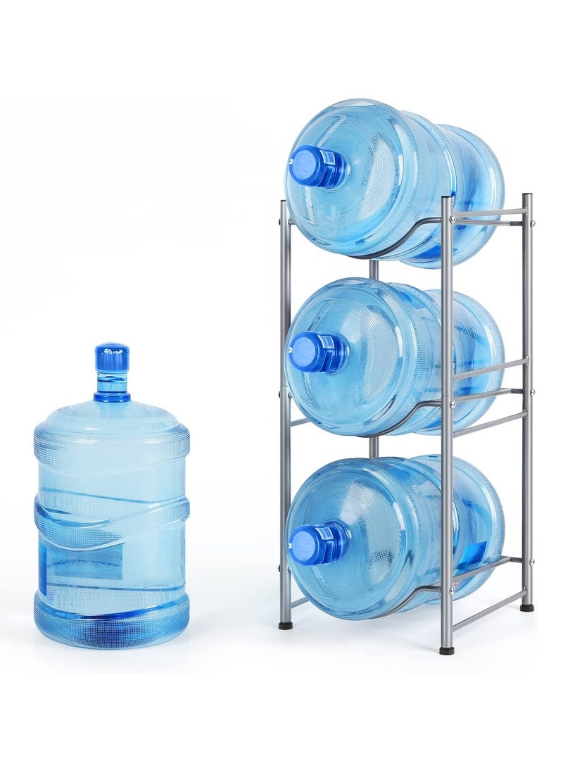 Water Bottle Storage Stand 3 Tier Water Bottle Holder 5 Gallons Heavy Duty Water Jug Rack Water Jug Rack for Home Office Kitchen ﻿ - Image 1