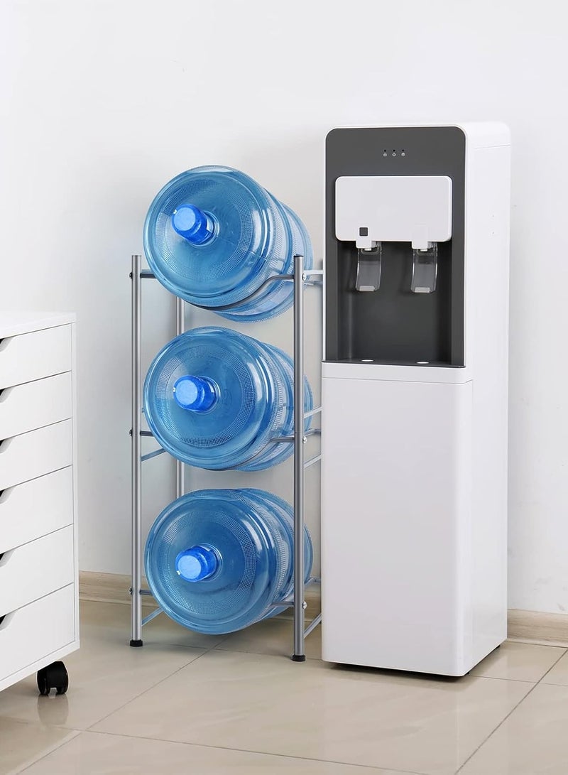 Water Bottle Storage Stand 3 Tier Water Bottle Holder 5 Gallons Heavy Duty Water Jug Rack Water Jug Rack for Home Office Kitchen ﻿ - Image 3