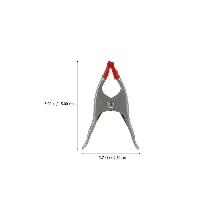 6 Inch Thickened A Shape Spring Clamps Iron Woodworking Clips Quick Release For Carpentry And Stone Fixing 10 Pack - Image 3