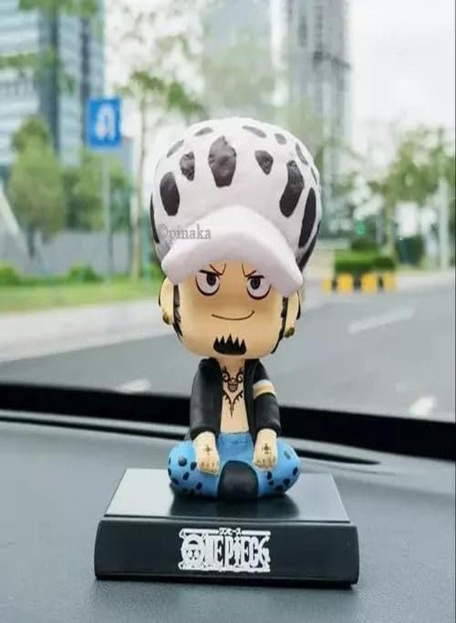 PINAKA One Piece Trafalgar D Law Bobblehead Action Figure, Anime, Multi, PVC, 5 Years and Above - Image 2