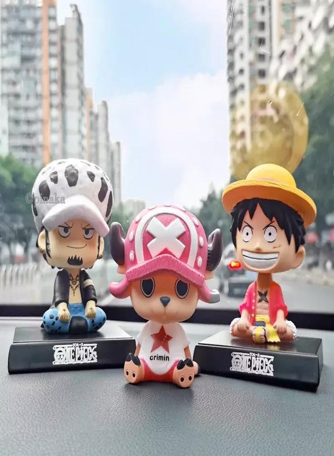 PINAKA One Piece Trafalgar D Law Bobblehead Action Figure, Anime, Multi, PVC, 5 Years and Above - Image 3