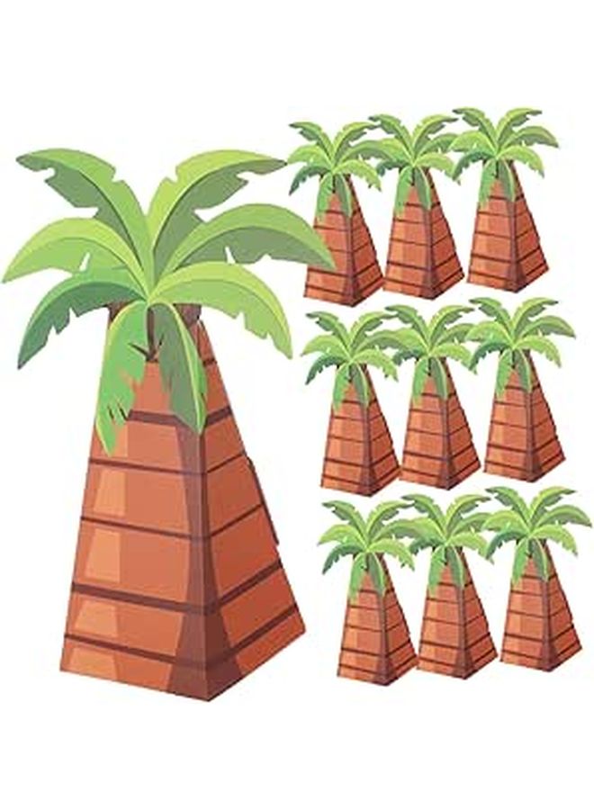 Unomor 10-Pack Paper Candy Holders Hawaiian Party Favors Yellow - Image 1