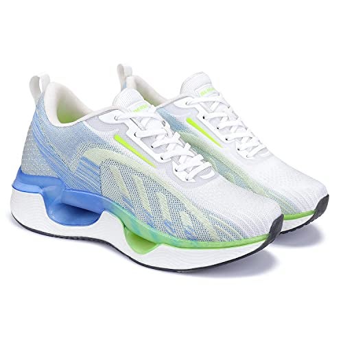 BERSACHE Premium Sports,Gym, Trending, Stylish Running Shoes For Men (White),6 UK - Image 1